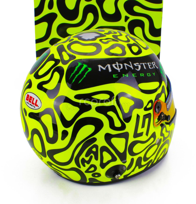 Mini helmet Bell helmet Casco Helmet F1 Lando Norris Team Mclaren N 4 Season 2024 1:2 Žlutá Černá
