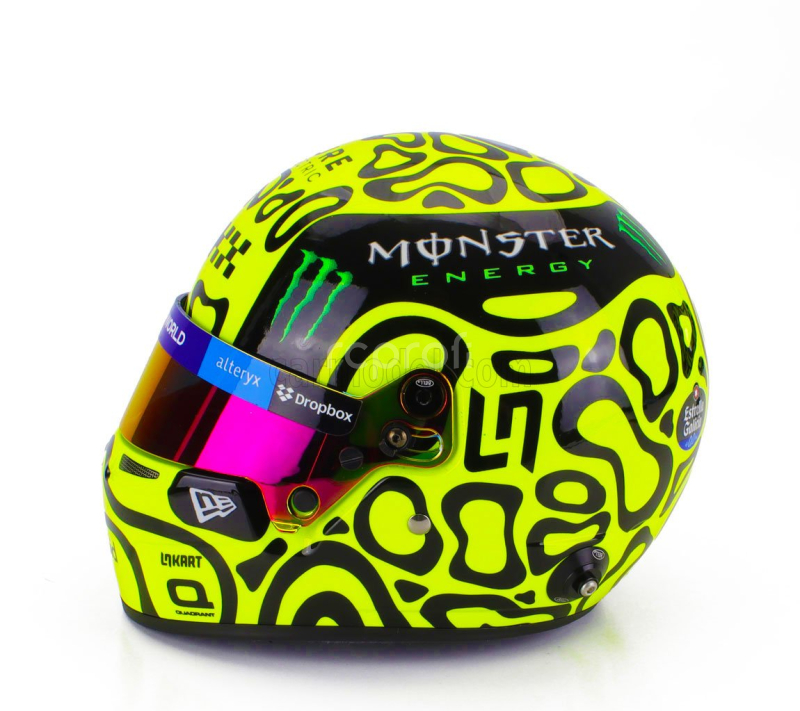 Mini helmet Bell helmet Casco Helmet F1 Lando Norris Team Mclaren N 4 Season 2024 1:2 Žlutá Černá
