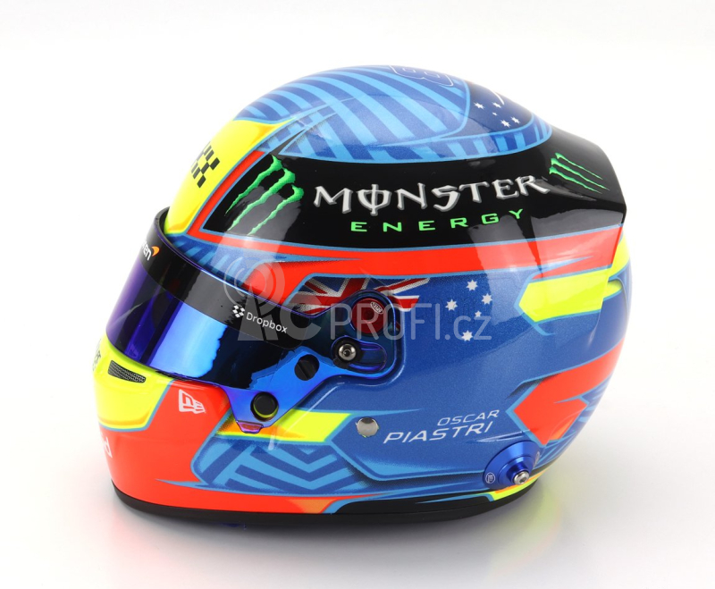 Mini helmet Bell helma F1 Oscar Piastri Team Mclaren N 81 Season 2024 1:2