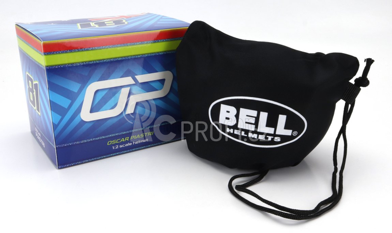 Mini helmet Bell helma F1 Oscar Piastri Team Mclaren N 81 Season 2024 1:2