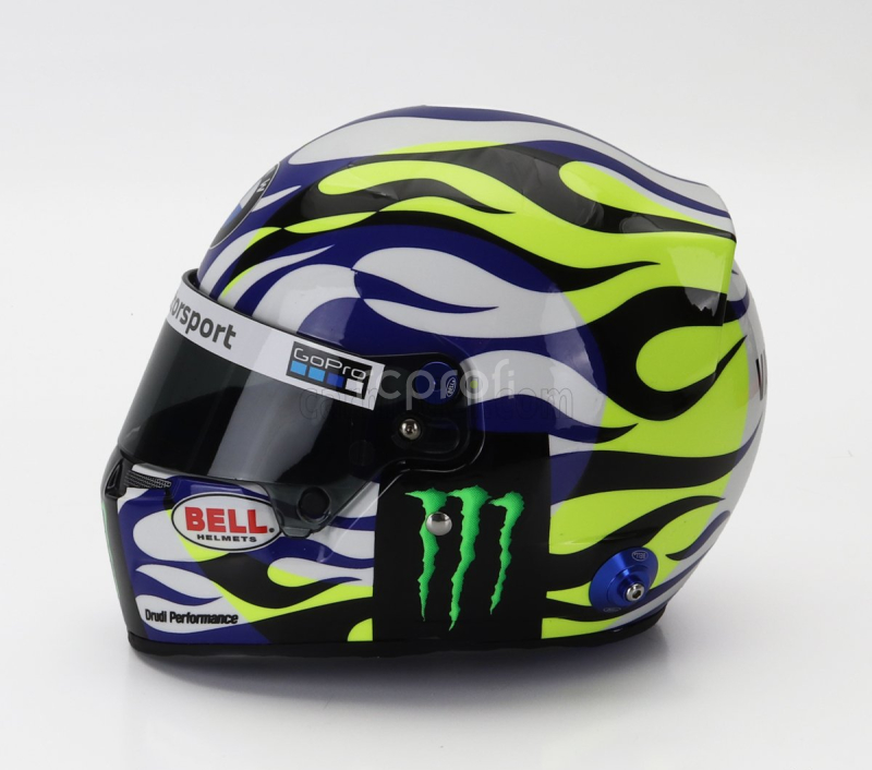 Mini helmet Bell helmet Casco Helmet Valentino Rossi Bmw M4 Gt3 Wrt 2023 1:2 Modrá Bílá Žlutá Černá