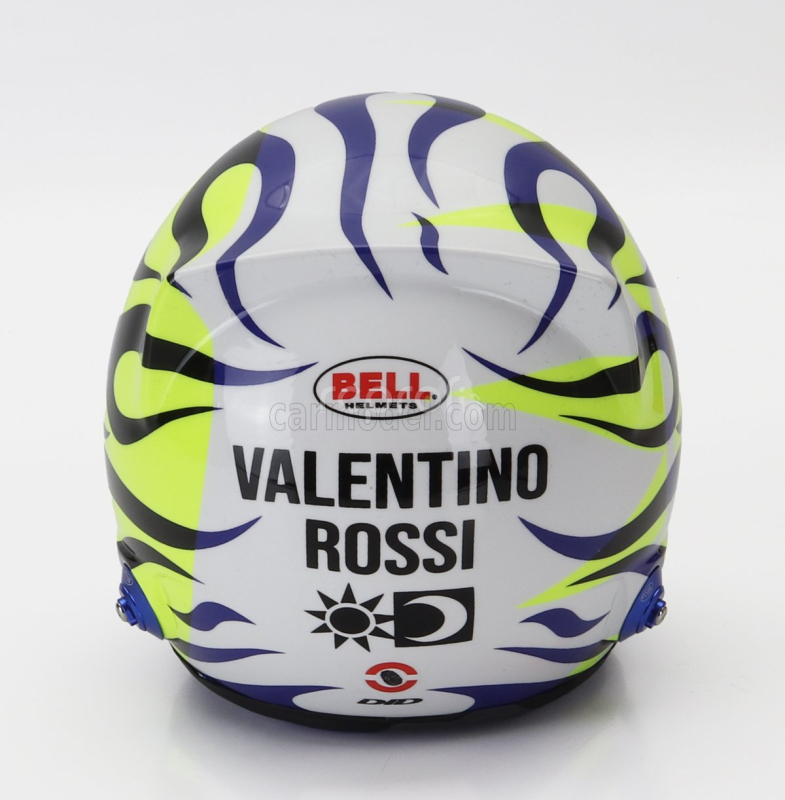 Mini helmet Bell helmet Casco Helmet Valentino Rossi Bmw M4 Gt3 Wrt 2023 1:2 Modrá Bílá Žlutá Černá