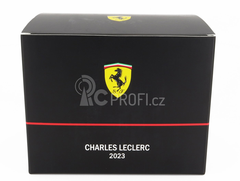 Mini helmet Bell helma F1 Ferrari Sf-23 Team Scuderia Ferrari N 16 Season 2023 1:2
