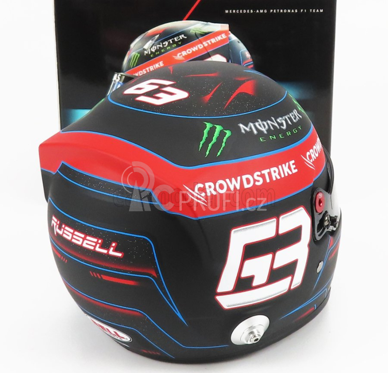 Mini helmet Bell helma F1 George Russel - Mercedes Amg Petronas Season 2022 1:2
