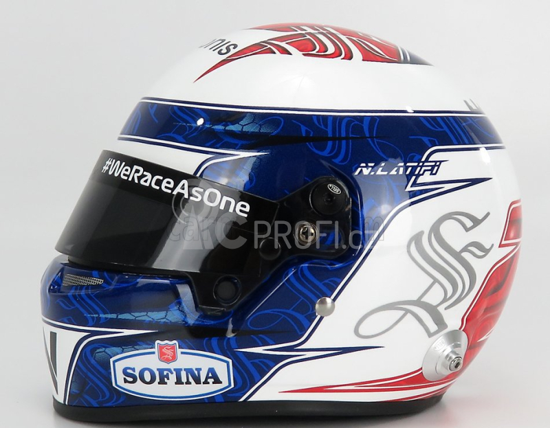 Mini helmet Bell helma F1 Williams Fw43b Mercedes M12 Eq Power+  N 6 1:2