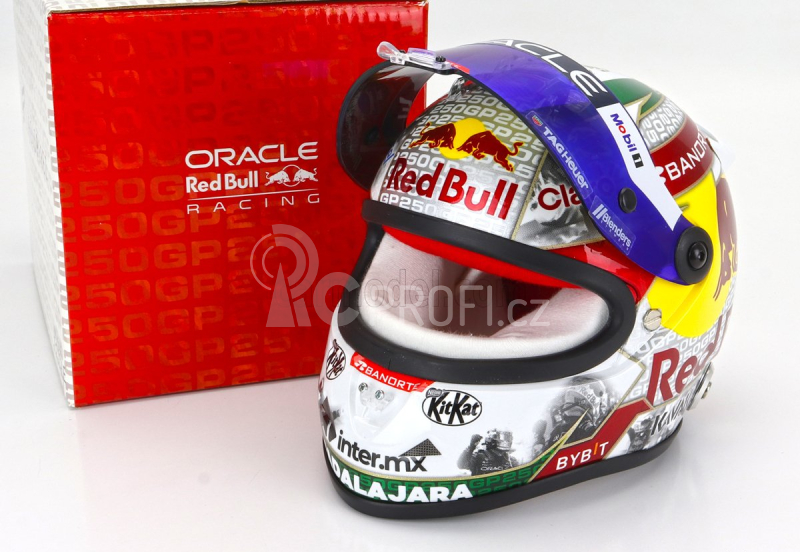 Mini helmet Schuberth helma F1 Sergio Perez Oracle Red Bull Racing N 11 1:2