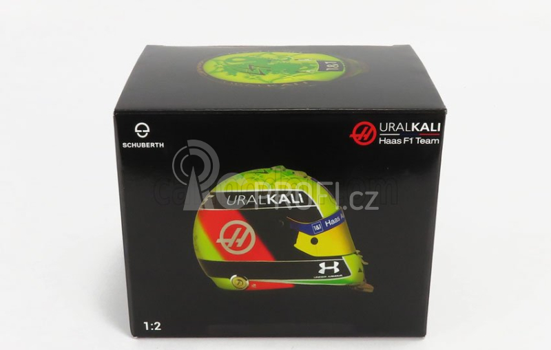 Mini helmet Schuberth helma F1 Vf-21 Team Uralkali N 47 1:2