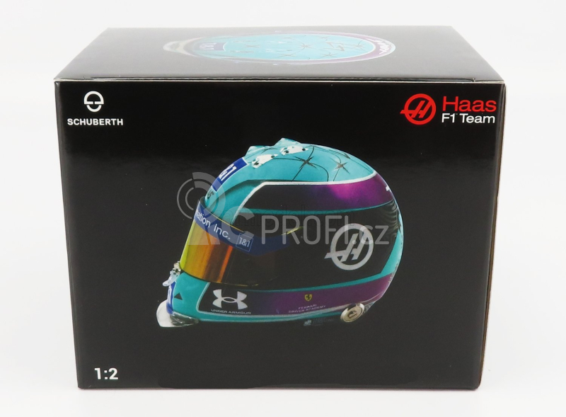 Mini helmet Schuberth helma F1 Vf-22 Team Haas N 47 1:2