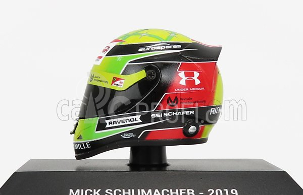 Mini helmet Schuberth helma F2 Dallara Team Prema Racing N 9 1:4