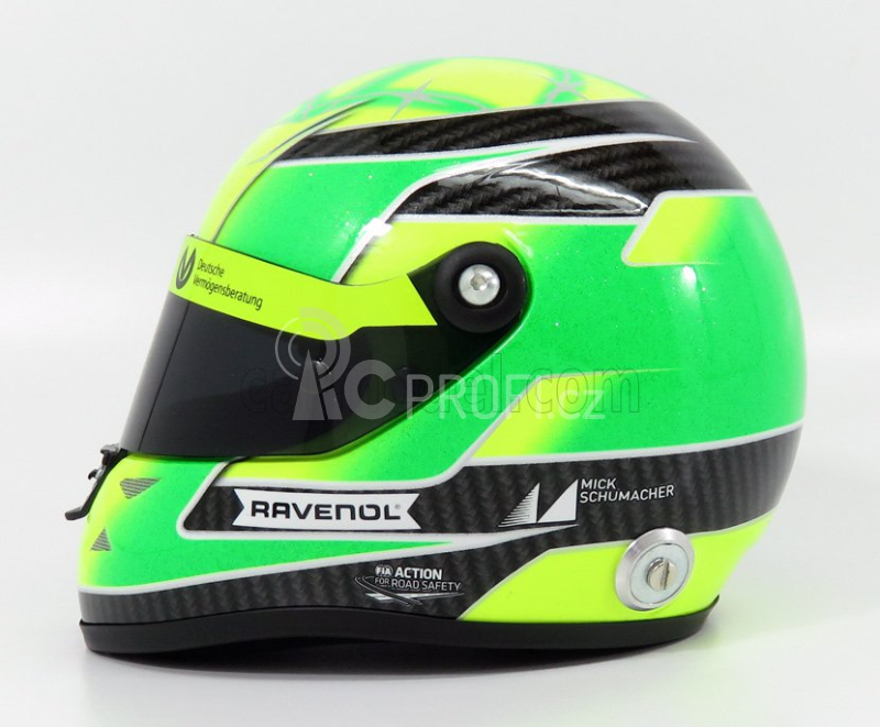 Mini helmet Schuberth helma F3 Dallara Team Theodore Racing N 4 1:2