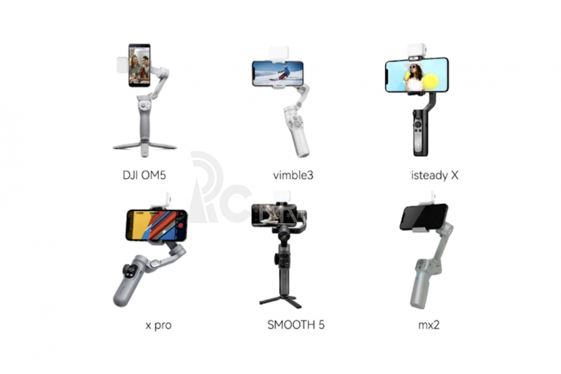 Mini Magnetic LED Light for DJI OM5/6 Feiyu Vimble 3 atd. (With Battery)