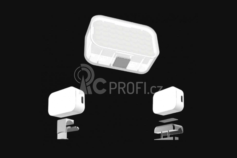 Mini Magnetic LED Light for DJI OM5/6 Feiyu Vimble 3 atd. (With Battery)
