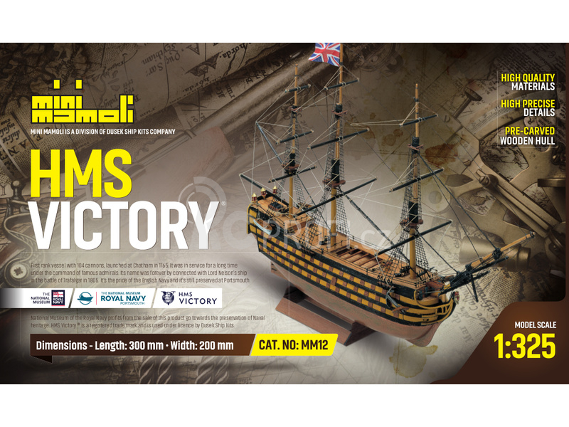 MINI MAMOLI H.M.S. Victory 1:325 kit