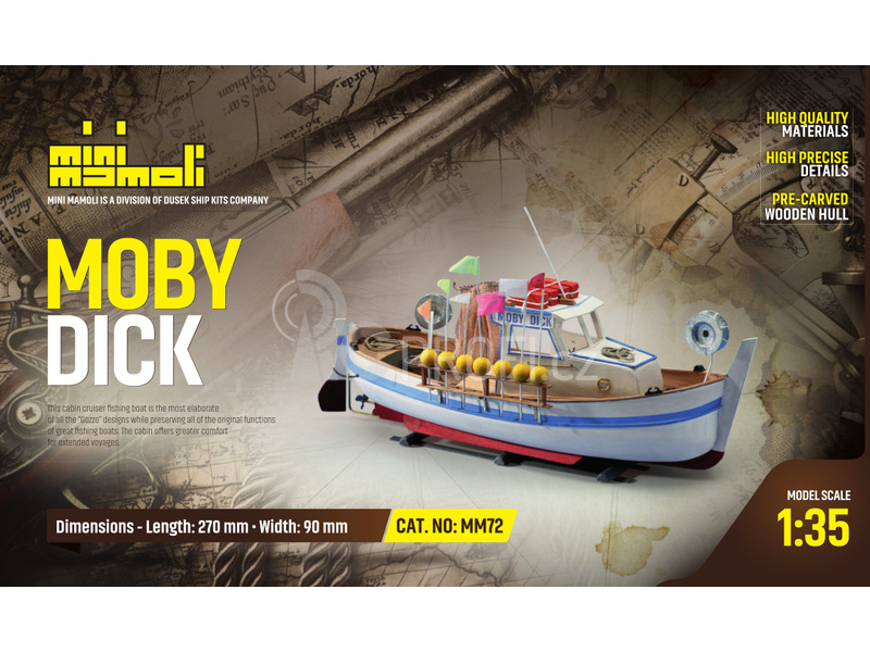 MINI MAMOLI Moby Dick 1:35 kit