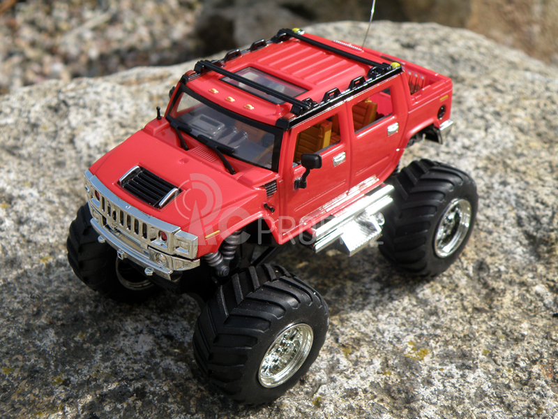 Mini RC Monster Truck, červená