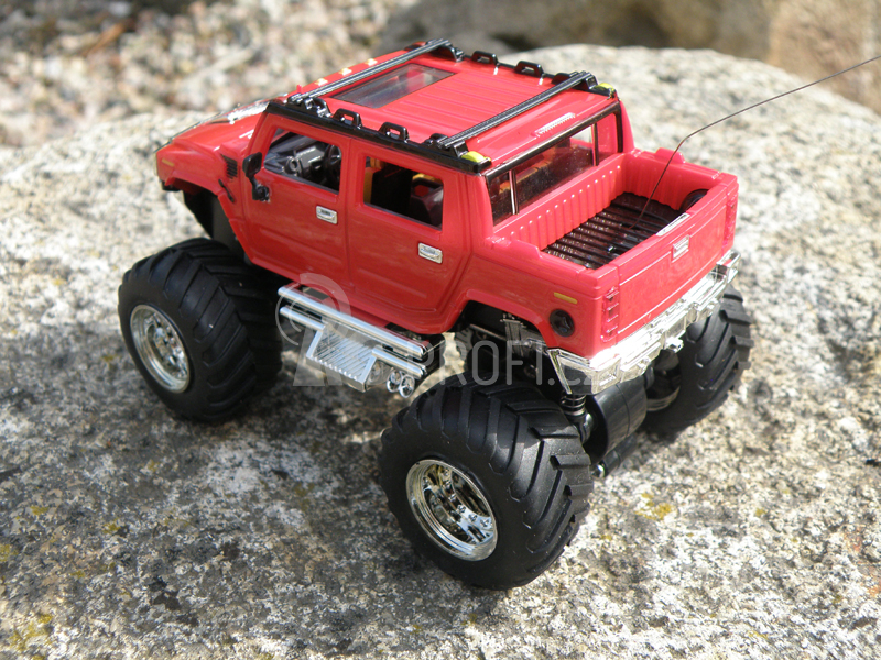 Mini RC Monster Truck, červená