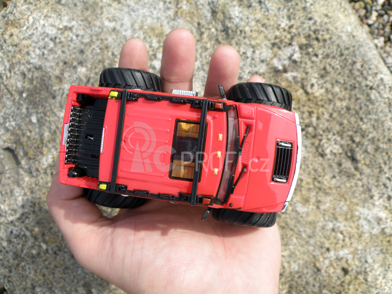 Mini RC Monster Truck, červená