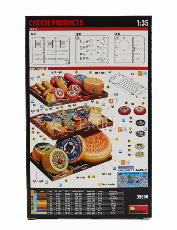 Miniart Accessories Cheese Products 1:35 /