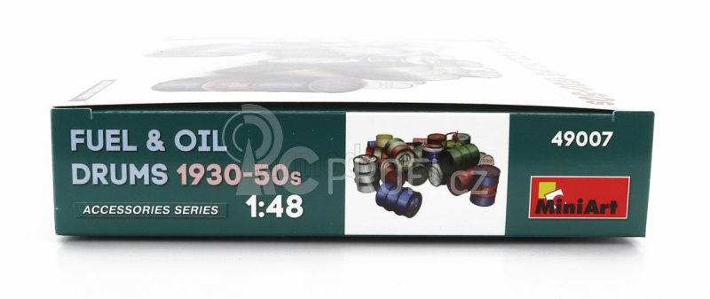 Miniart Accessories Fuel And Oil Drums 1930-50s 1:48 /