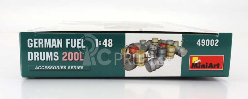 Miniart Accessories German Gasoline Fuel Drums 200 Litre 1:48 /