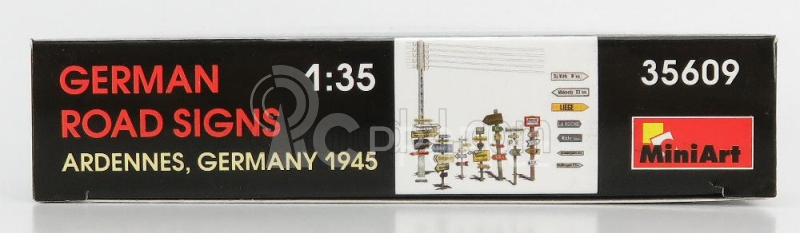 Miniart Accessories German Road Signs Military Ardennes Germany 1945 1:35 /