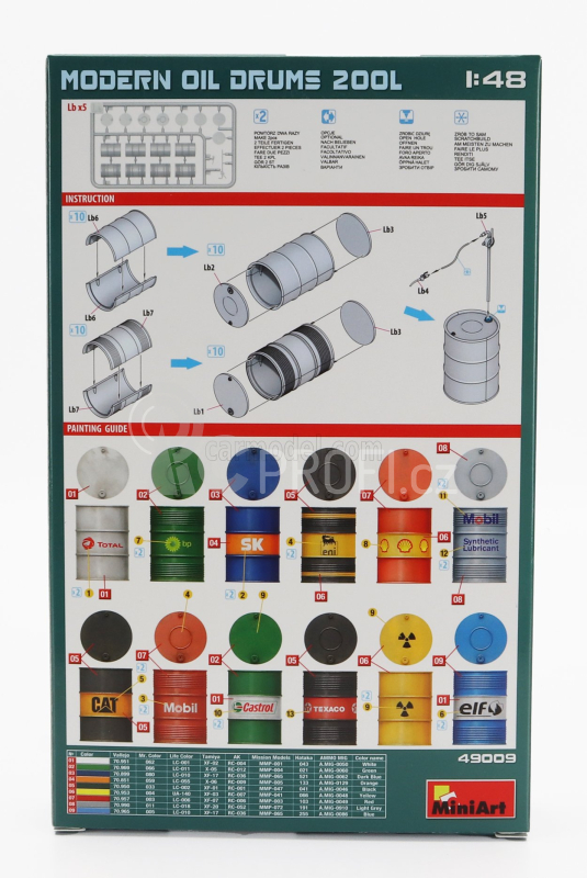 Miniart Accessories Modern Oil Drums 200l 1:48 /