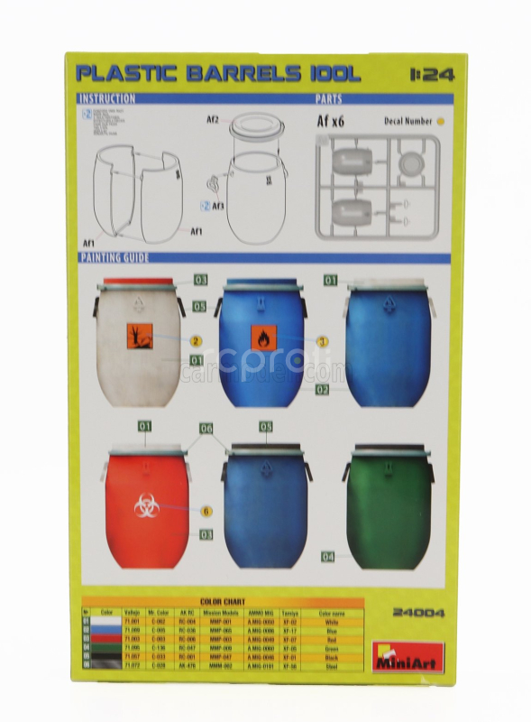 Miniart Accessories Plastic Barrels Oil 1:24 /
