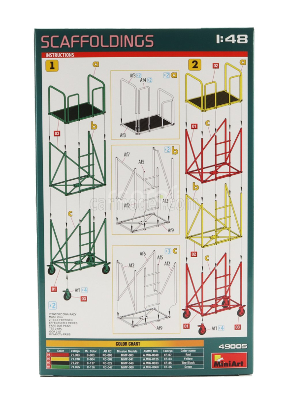 Miniart Accessories Scaffoldings 1:48 /