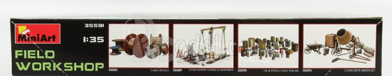 Miniart Accessories Set Officina Fiel Workshop 1:35 /