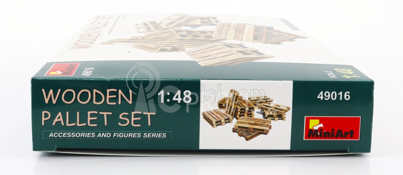 Miniart Accessories Wooden1950 Pallet Set 1:48 /