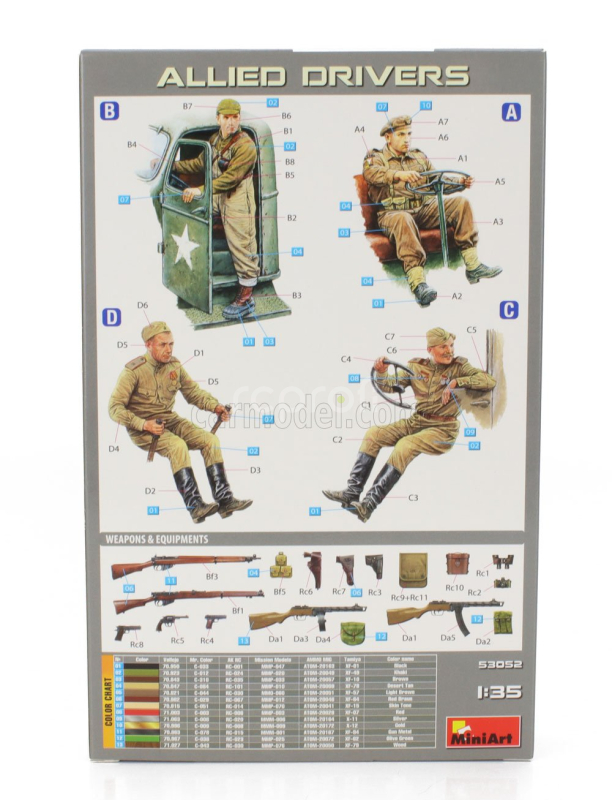 Miniart Figures Allied Military Drivers 1:35 /
