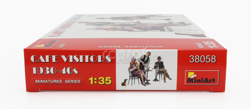 Miniart Figures Cafe Visitors 1930-1940 1:35 /