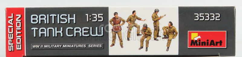 Miniart Figures Soldati - British Soldiers Military Tank Crew 1:35 /