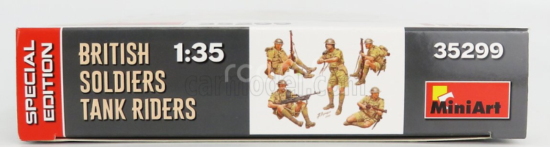 Miniart Figures Soldati - British Soldiers Military Tank Riders 1:35 /