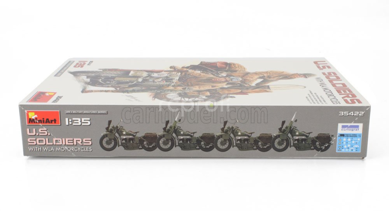 Miniart Figures Usa Soldiers With Wla Motorcycles 1945 1:35 /