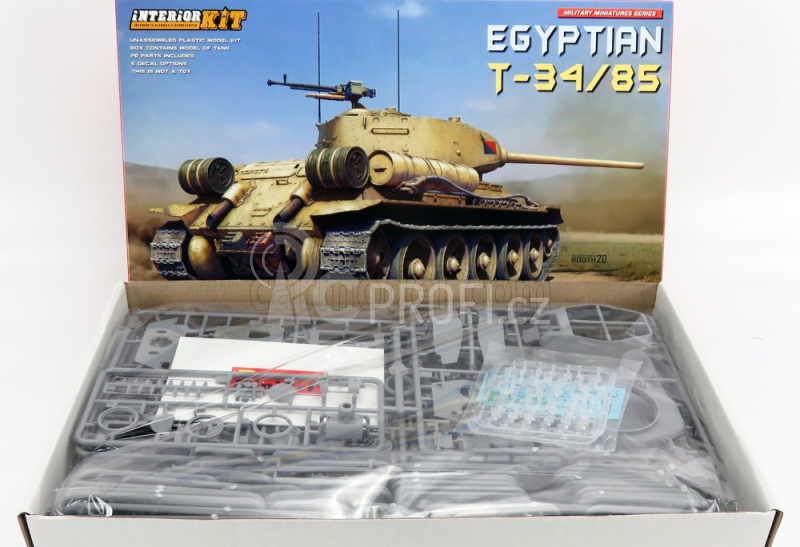 Miniart Kampfpanzer T-34/85 Tank Military Egyptian 1944 1:35 /