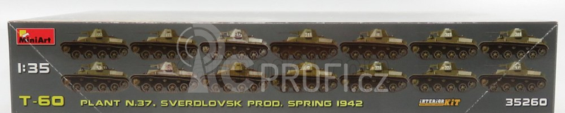 Miniart Krupp T-60 Tank Sverdlovsk Spring 1942 1:35 /