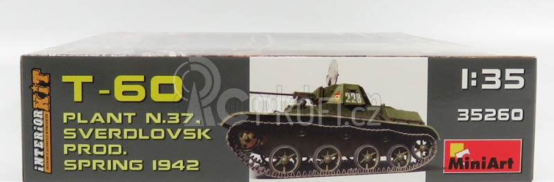 Miniart Krupp T-60 Tank Sverdlovsk Spring 1942 1:35 /