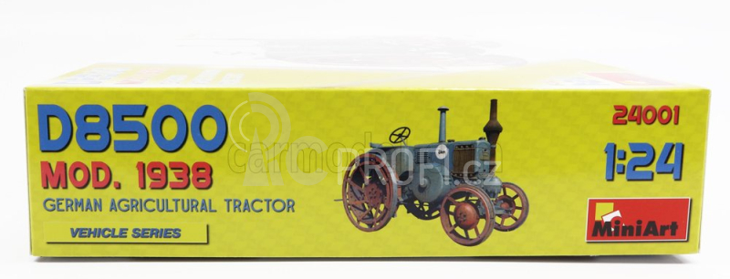 Miniart Lanz Bulldog D8500 German Agricultural Tractor 1949 1:24 /