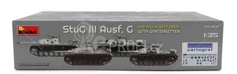 Miniart Tank Stug Iii Ausf. G Military With Winterketten 1943 1:35 /