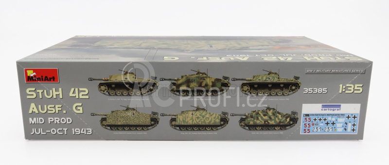 Miniart Tank Stuh 42 Ausf.g Military 1943 1:35 /