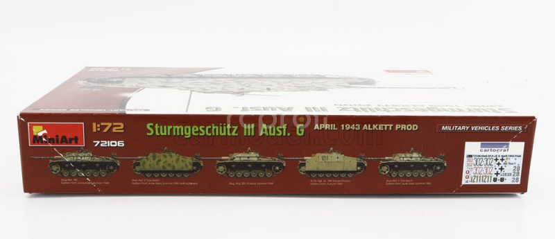 Miniart Tank Sturmgeschutz Iii Ausf. G Military 1944 1:72 /