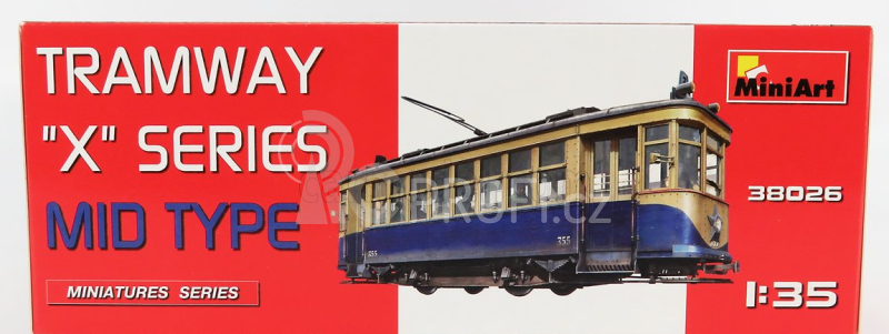 Miniart Tatra Tram Bus X Series Mid Type 1978 1:35 /