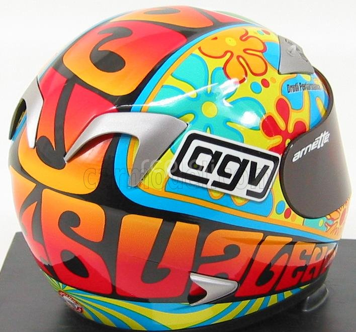 Minichamps AGV Casco Helmet Gp Valencia 2003 World Champion Moto Gp 2003 Valentino Rossi 1:2 Různé