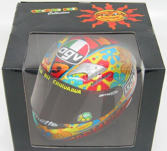 Minichamps AGV Casco Helmet Gp Valencia 2003 World Champion Moto Gp 2003 Valentino Rossi 1:2 Různé