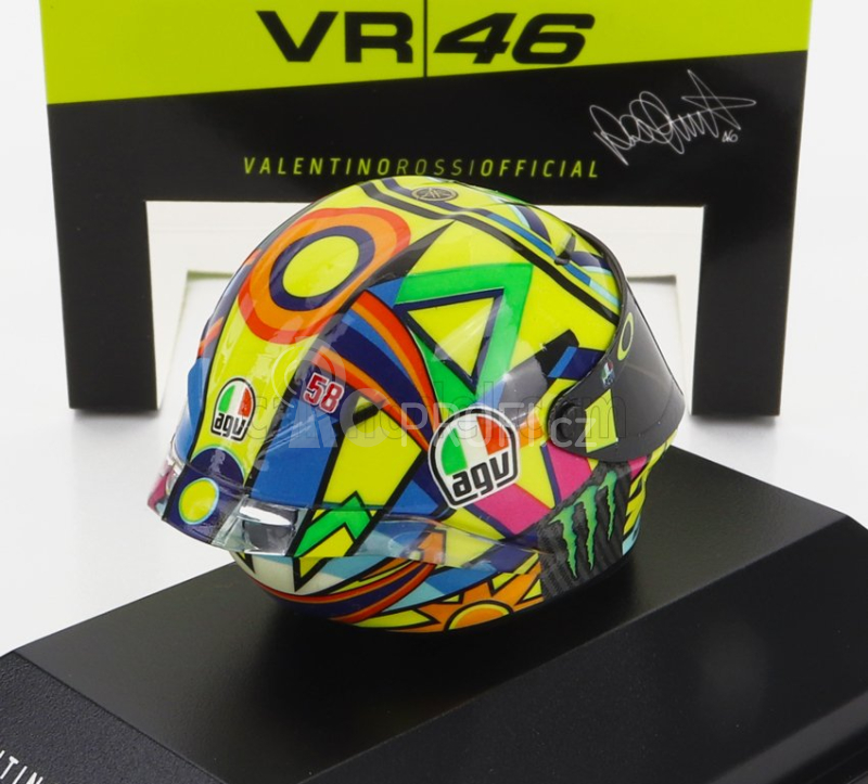 Minichamps AGV Helma - Yzr-m1 Team Movistar N 46 1:8