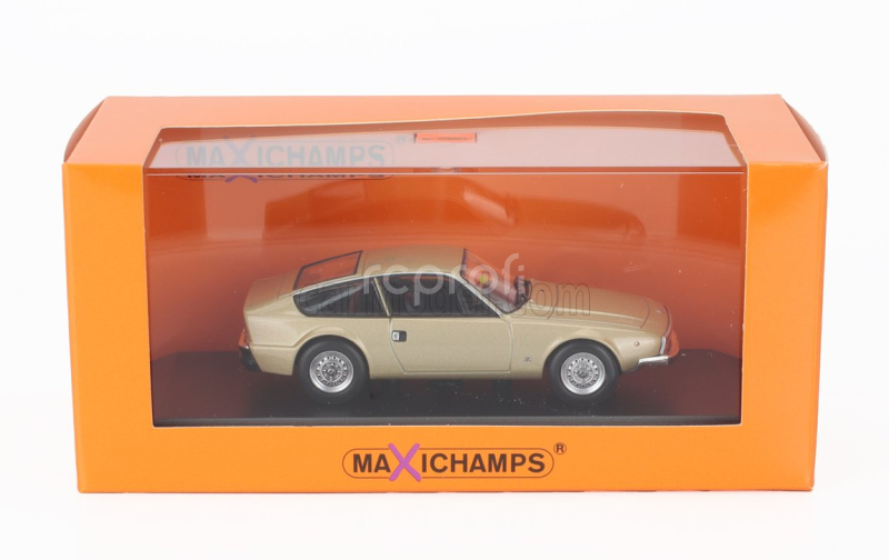 Minichamps Alfa romeo 1600 Junior Zagato 1972 1:43 Gold Met