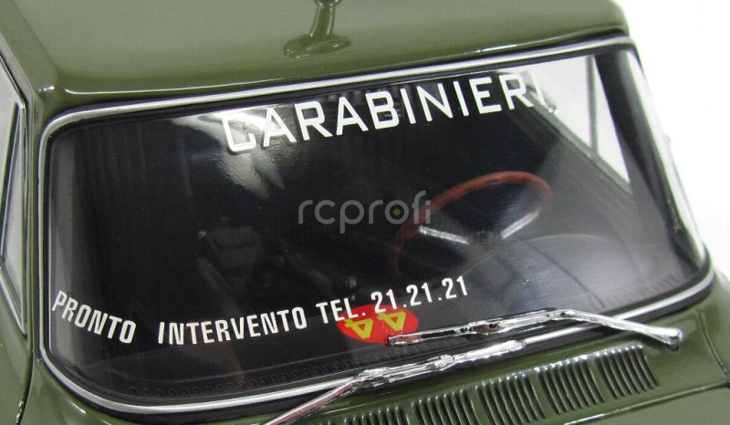 Minichamps Alfa romeo Exclusive For Italy - Giulia Super 1.6 Carabinieri (police) 1970 1:18 Zelená