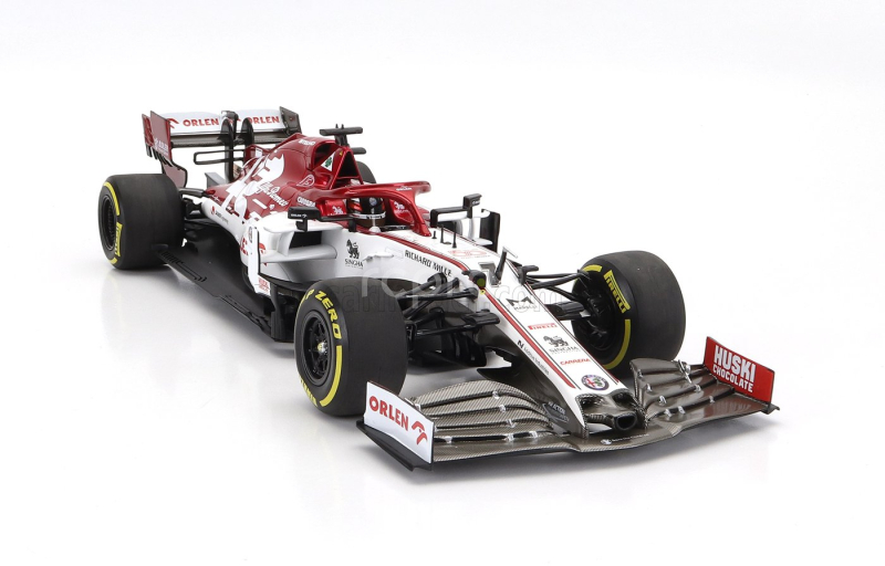Minichamps Alfa romeo F1  C39 Team Racing Orlen N 7 Austrian Gp 2020 Kimi Raikkonen 1:18 Bílá Červená Met