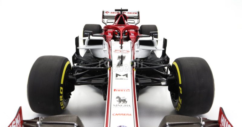 Minichamps Alfa romeo F1  C39 Team Racing Orlen N 7 Austrian Gp 2020 Kimi Raikkonen 1:18 Bílá Červená Met